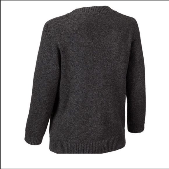 CABI #3533 Cultured Cardigan Sweater in Charcoal Gray Size M - Picture 3 of 11